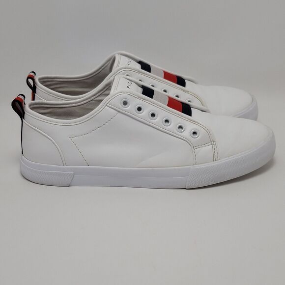 Tommy Hilfiger Shoes - Tommy Hilfiger TWLETTY Womens White Slip On Low Top No Lace Up Sneaker Size 8.5M